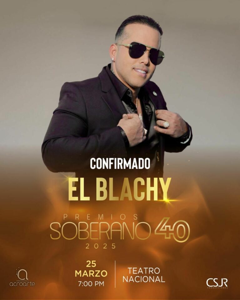 El Blachy representará el merengue típico en Premios Soberano 2025